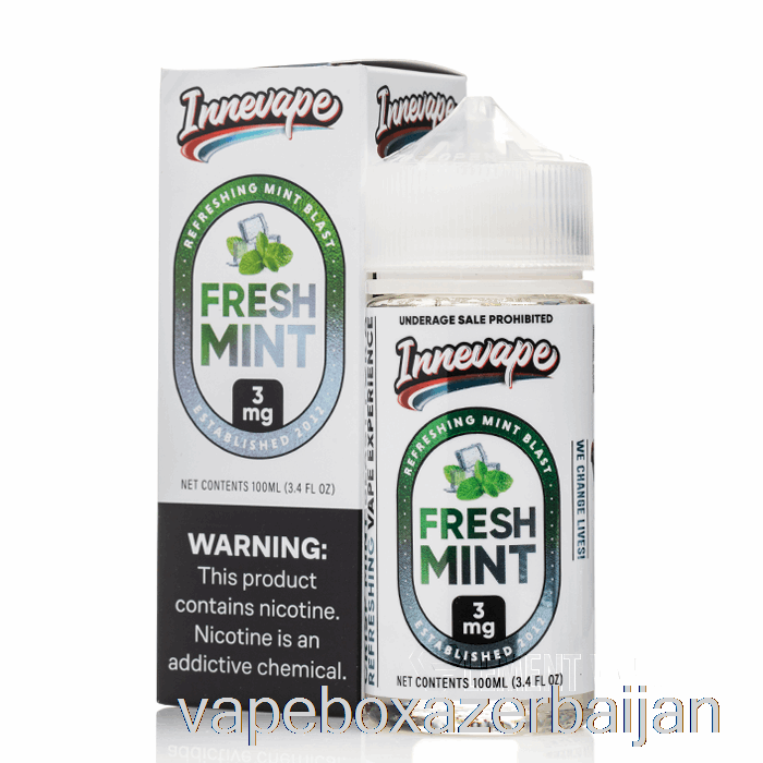 E-Juice Vape Fresh Mint - Innevape E-Liquid - 100mL 6mg